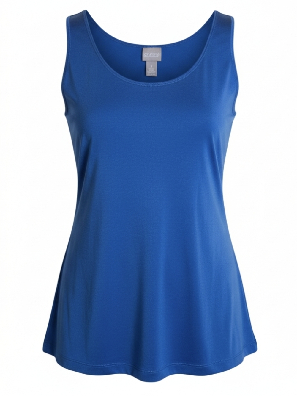 Chico's Royal Blue Scoop Neck Flared Tank